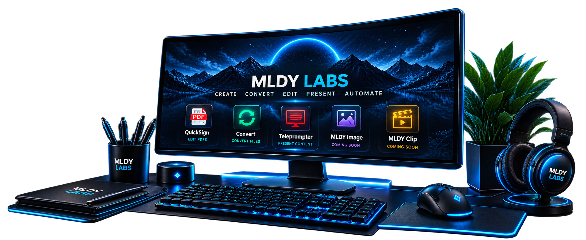 MLDY Labs creative workstation